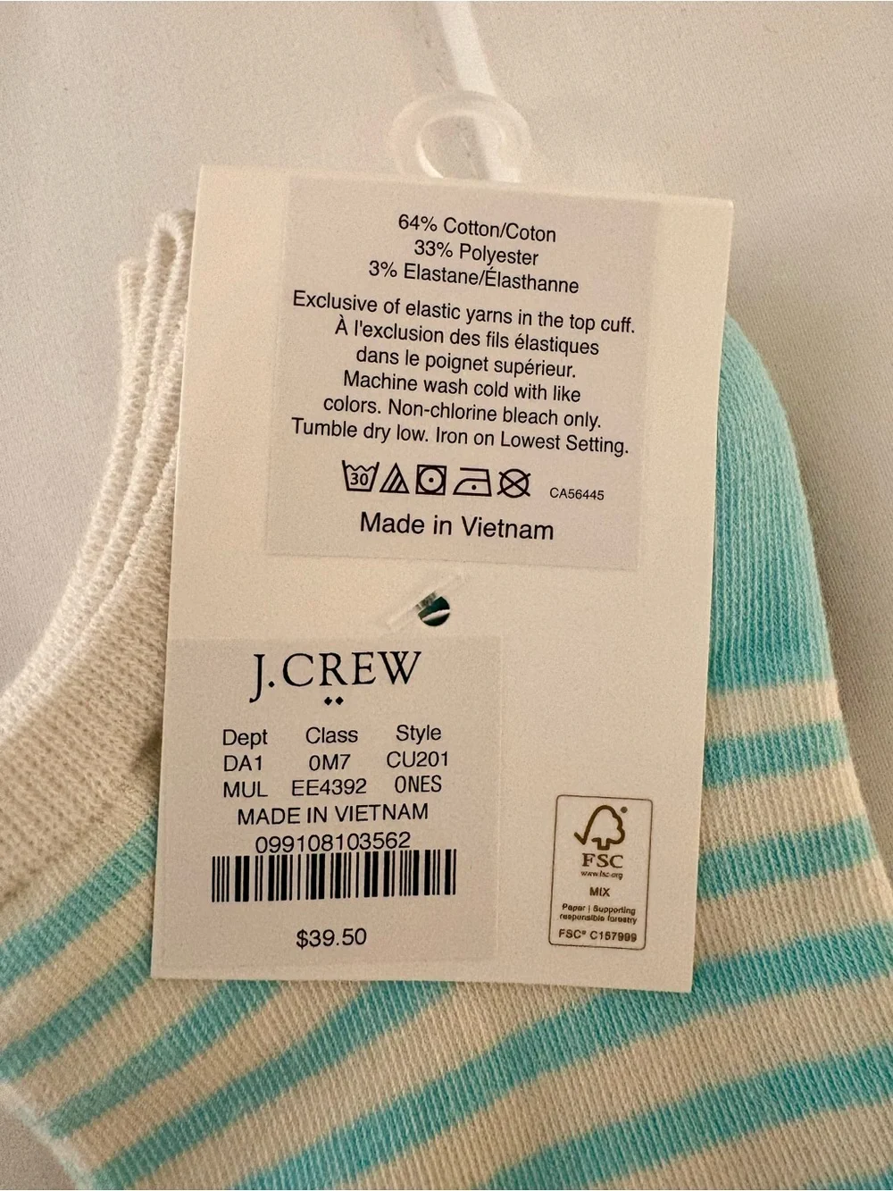 NWT J. Crew Ankle Socks (3 pack)
